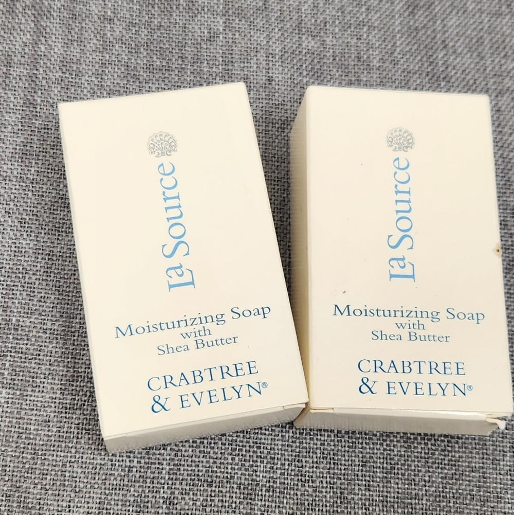 Crabtree and Evelyn La Source & Other Travel Soap and Shower Cap Lot. - Picture 7 of 7